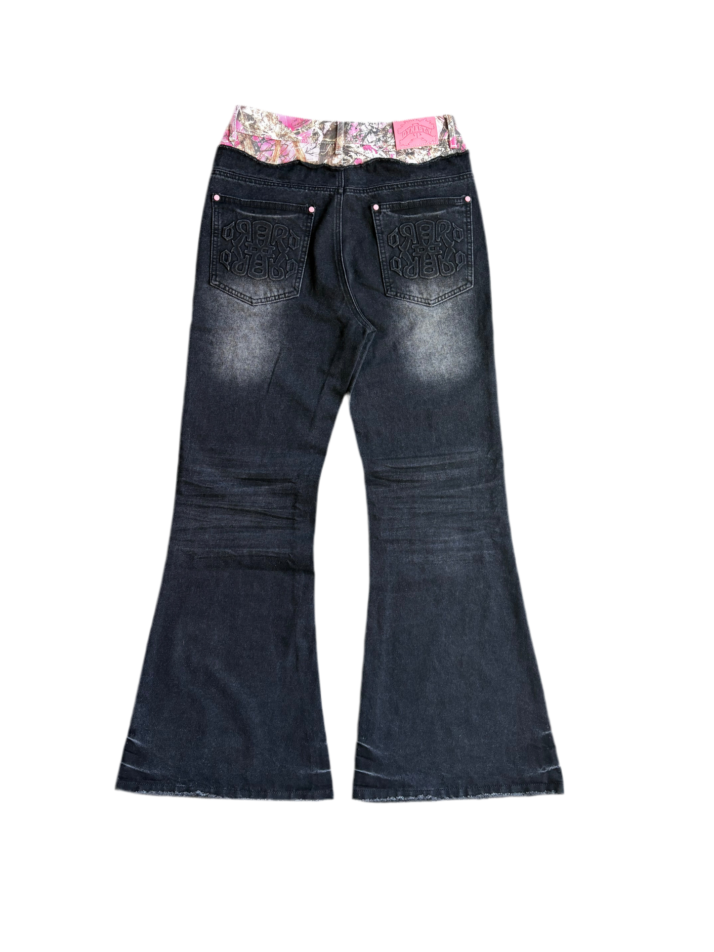 BLACK CUT DENIM